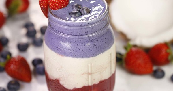 Red, White and Blue Smoothie