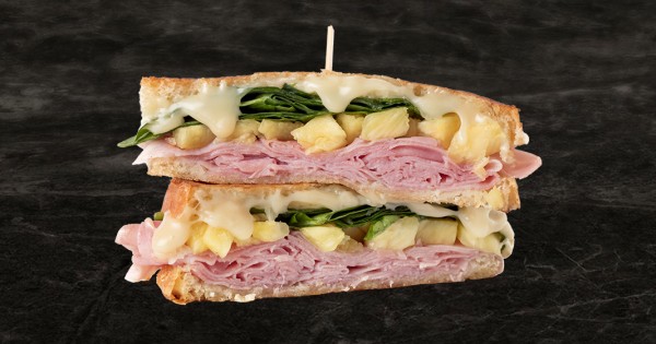 Pineapple Ham Grilled Cheese