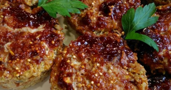 Turkey Veggie Meatloaf Cups