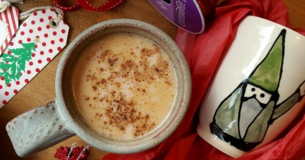 Hot Milk with Gingerbread Spices and Molasses (+ video)