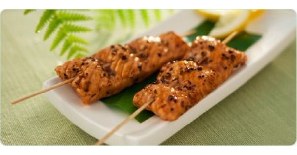 Molasses Salmon with Crushed Coriander