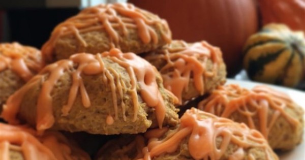 Iced Pumpkin Cookies