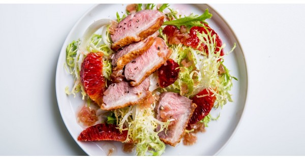 Seared Duck Breasts With Blood Oranges