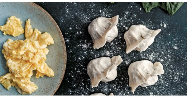 Spinach and Egg Dumplings