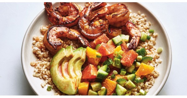 Citrus Shrimp Rice Bowls