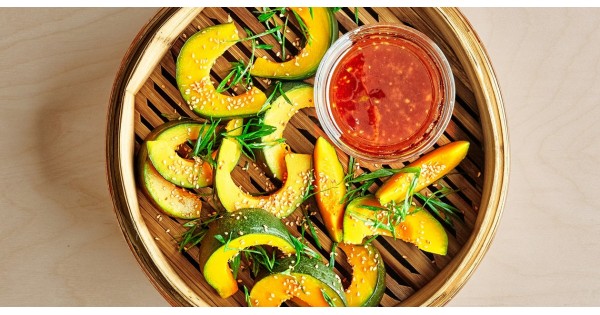 Steamed Kabocha With Ginger-Soy Dressing