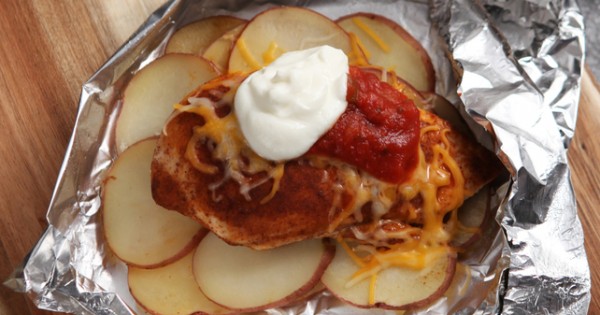 Foil-Pack Taco Chicken Dinner