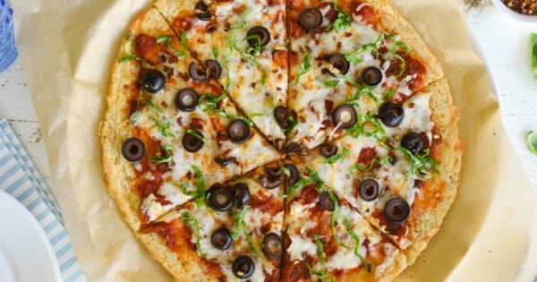 Pizza With Tuna Crust