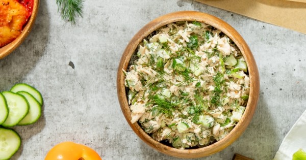 Dill-icious Tuna and Cucumber Salad