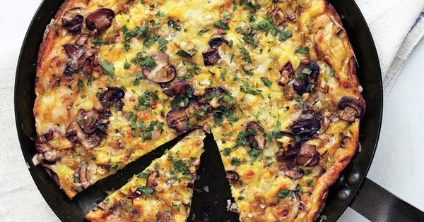 Mushroom, Leek, and Fontina Frittata