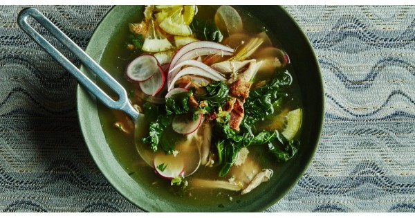 Slow-Cooked Chicken Stew with Kale