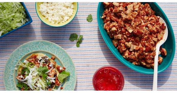 Spicy Chipotle Chicken Tostadas