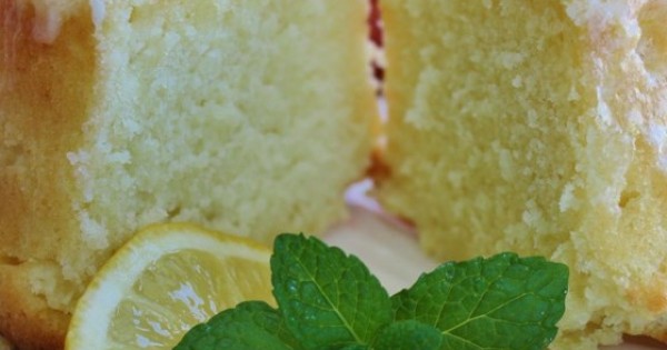 Lemon-Buttermilk Pound Cake with Aunt Evelyn's Lemon Glaze