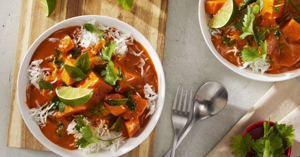 Sweet Potato Coconut Red Curry
