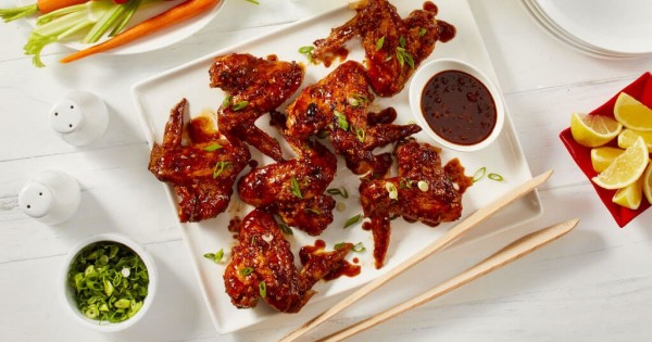 Sweet and Sticky Chicken Wings