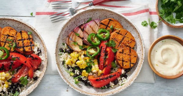Grilled Vegetarian Burrito Bowl