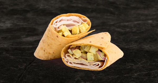 Apple Curry Chicken Wrap