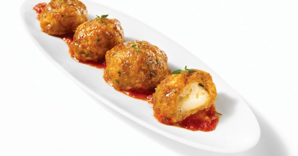 Spicy Italian sausage and bocconcini balls