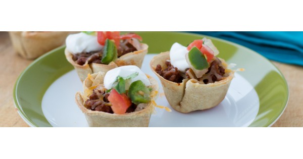 Green Chile Taco Cups