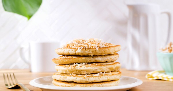 Toasted Coconut Pancakes