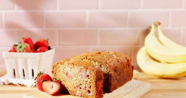 Strawberry Banana Bread