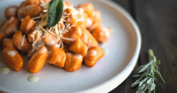 Sweet Potato Gnocchi with Sage Cream Sauce
