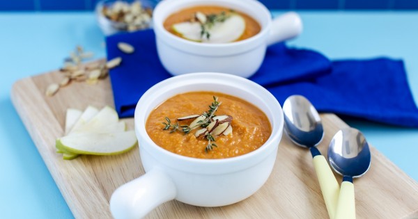 Creamy Butternut Squash and Apple Soup