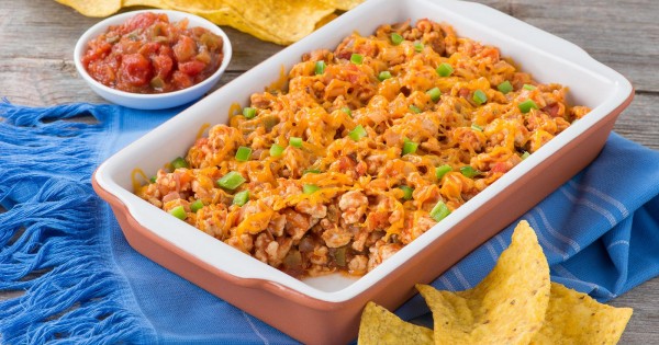 Turkey Chili Nacho Dip