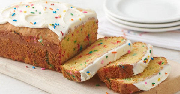 Birthday Cake-Mix Bread