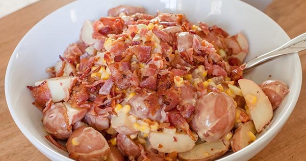 BBQ Potato, Bacon & Corn Salad
