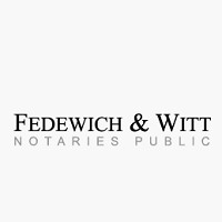 Fedewich & Witt Notaries Public Logo