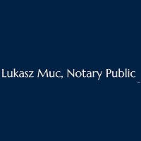 Logo Lukasz Muc, Notary Public
