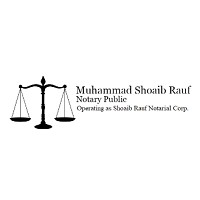 Muhammad Shoaib Rauf Notary Public Logo