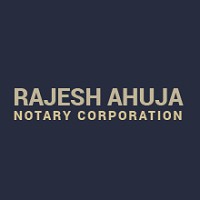 Rajesh Ahuja Notary Logo